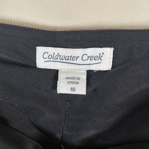 Coldwater Creek Pull On Corduroy Pants Beige High Rise Womens SZ: 16, Stretch - Picture 6 of 10